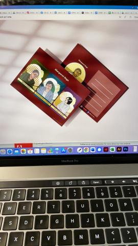 Vanora - Flash card for fundraising for a non-profit company 