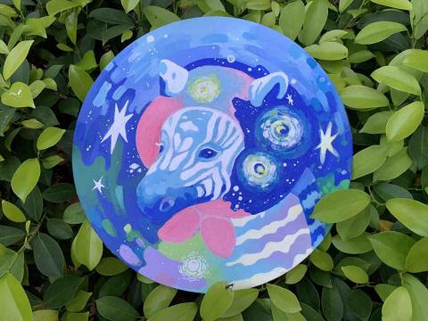 Po Po - Acrylic on canvas. 30cm