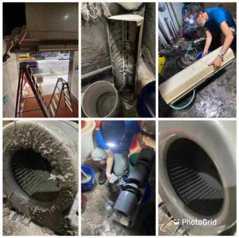 智誠冷氣工程 - 清洗商場風閘