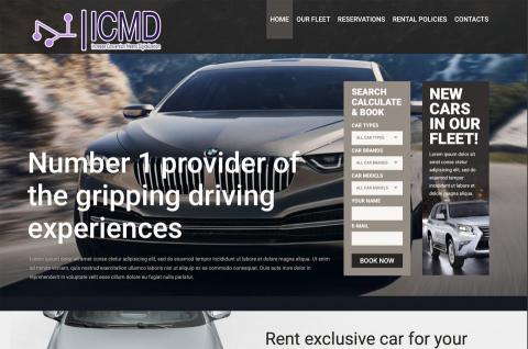 ICMD - 專業出租汽車模版