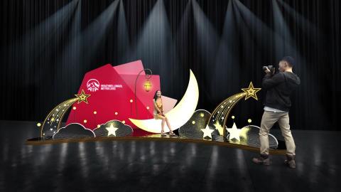 Vicola.O - 3D rendered artist impression on a photo opportunity design and decoration. Vicola.O - 3D rendered artist impression on a photo opportunity design and decoration.