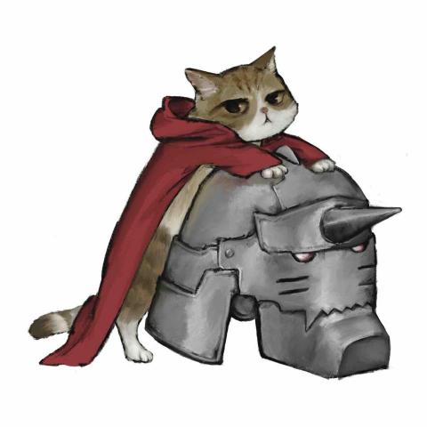 chunn - 電繪委託-油畫風動物x動物