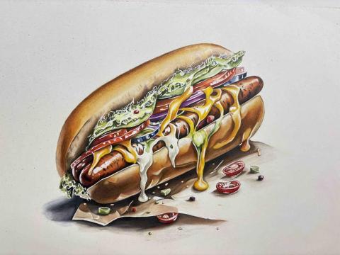 Leung Hoi Nam - 木顏色作品