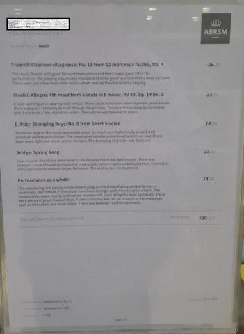 Vincent Tsoi - 5級大提琴ABRSM Performance Grade Merit成績
Merit in ABRSM Cello Performance Grade 5 examination Vincent Tsoi - 5級大提琴ABRSM Performance Grade Merit成績
Merit in ABRSM Cello Performance Grade 5 examination