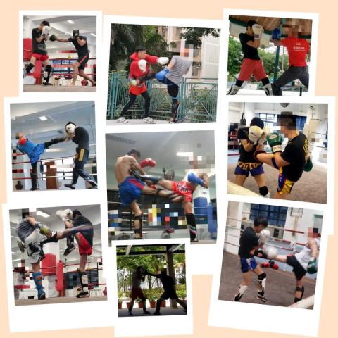 MR. CHEUNG - Sparring training.