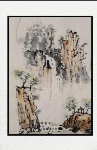 黎 (帽帽老師) - 國畫-山水畫 黎 (帽帽老師) - 國畫-山水畫