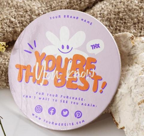 Jasper - 感謝貼紙 Thank You Sticker | 卡通潮流設計 Jasper - 感謝貼紙 Thank You Sticker | 卡通潮流設計