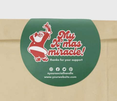 Jasper - 感謝貼紙 Thank You Sticker | 聖誕節主題 X'mas ver. Jasper - 感謝貼紙 Thank You Sticker | 聖誕節主題 X'mas ver.