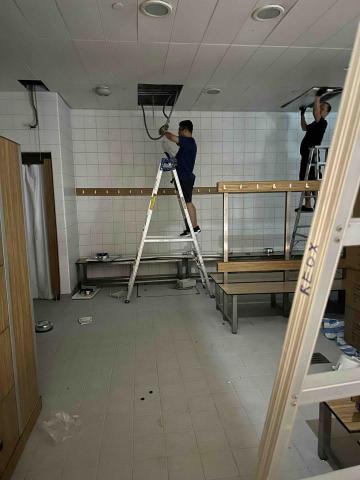 K12 Engineering Limited - 更衣室更換LED筒燈工程