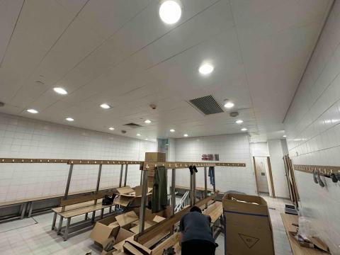 K12 Engineering Limited - 更衣室更換LED筒燈工程