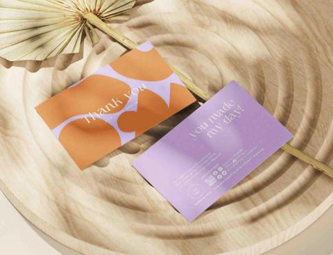 Justin, INRASSION - 簡約時尚的感謝卡片設計