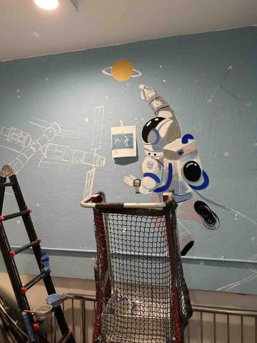 Tung Yi Chun - 壁畫過程