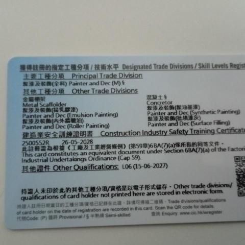 提供油漆工人日薪2022服務的專家Frankie