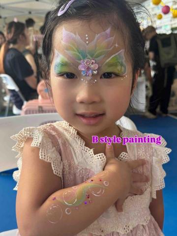 B style painting - 中秋節市集