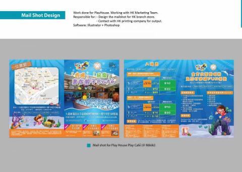 Kiki Fung - Mail shot Design (郵寄廣告設計)