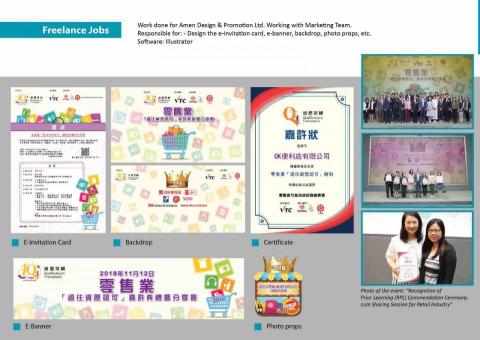 Kiki Fung - Backdrop & Certificate Design (佈景版及證書設計）