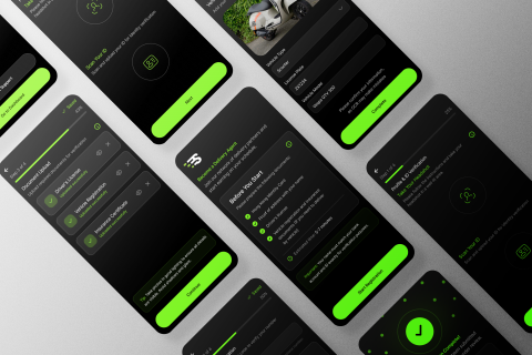 natalie wong - 這是物流平台的註冊及身份驗證流程設計項目，我擔任UI/UX設計師及流程規劃，負責用戶註冊、身份核實、證件上傳、車輛資料填報到完成申請的整體體驗。流程涵蓋人臉辨識、身份證及駕照等文件拍攝與上傳、個人與車輛資料輸入、自動OCR識別、電話驗證以及即時進度提示，並設計車輛照片上傳及申請完成回饋互動。通過引導式分步操作和清晰進度提示，減低填寫出錯率。同時整合車輛及司機審核功能，方便後台審件。設計重點在提升新