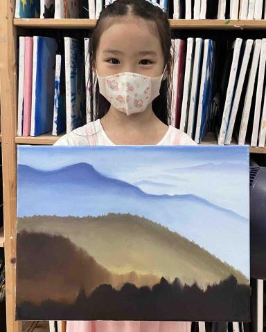 璦琦美術工作室 - 學生作品：風景油畫