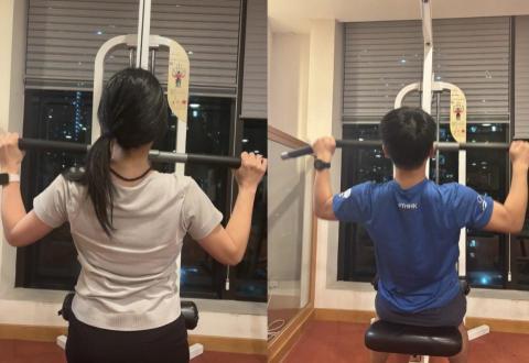 Yu - 夫妻一起運動 不一定是減肥，是為了健康 又好的身子才有力氣去玩??