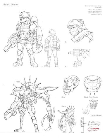 ADAM - Board Game Character Design