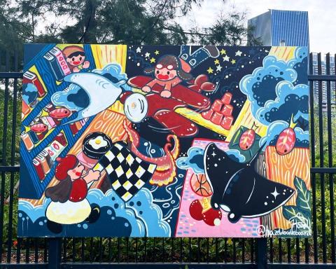 Hazel Doodle Board - Fly! 
Client: Kai Tak Sports Park 啟德體育園