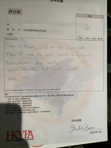 Miss Angel - Piano competition 