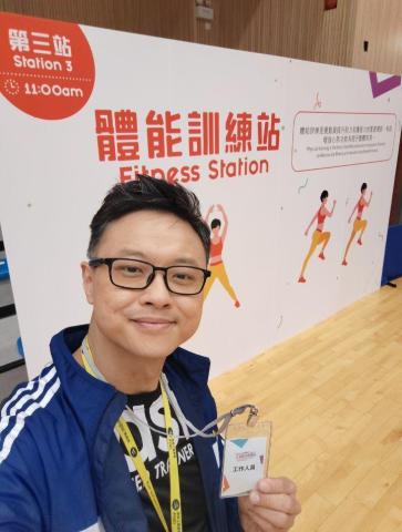 吳綽楠教練 Trainer Denny Erichard - 體適能教練進駐體適能活動攤位