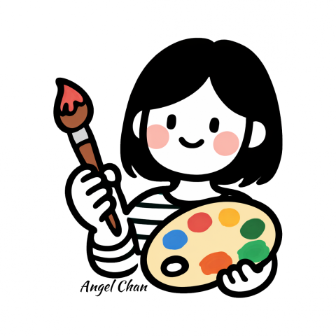 Angel Chan - 你好，我是一名自由設計創作者，主要提供卡通插圖、圖卡設計及各類平面設計服務。風格活潑細緻，能按客戶需要進行客製化創作，並重視溝通與作品品質。回覆迅速，可配合修改及交期安排，同時支援急單服務，歡迎隨時聯絡查詢與合作。