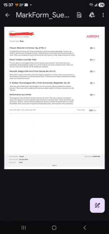 ting ni - 鋼琴6級考試成績