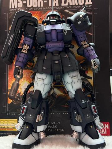 爵士Jazz.Model - MG 1/100 黑色三連星渣古2.0 (GK改)