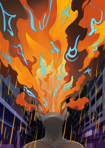 Leung Ue Pong - 以廣東焰口為主題的插畫