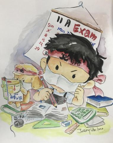 Joseph Lao - 心意卡插畫（Watercolour)