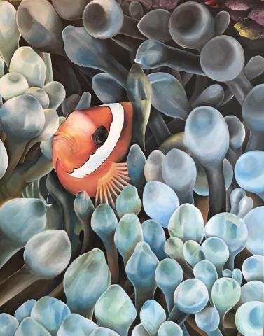 Joseph Lao - 珊瑚魚繪畫（Acrylics)