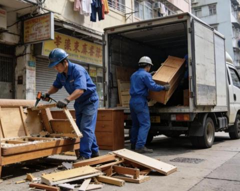 專業居家服務 - 傢俬棄置进行中